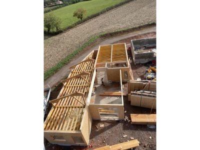 Construction d'une maison en ossature bois - Chassigny sous Dun